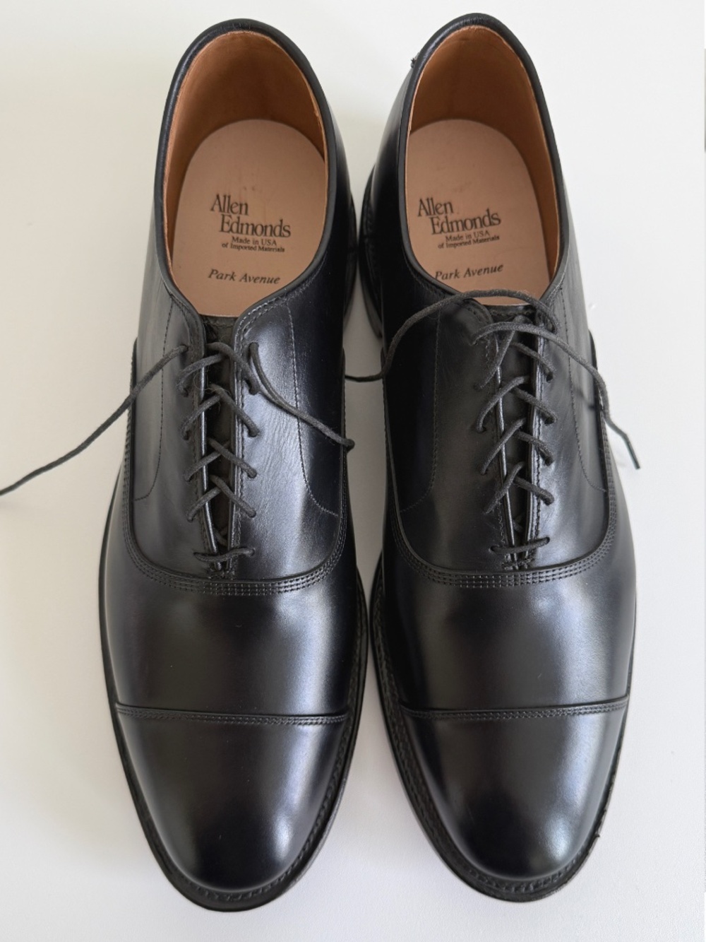 Allen Edmonds Park Avenue Mens Oxford Cap Toe Dress shoes factory seconds US13D